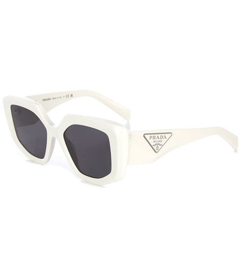 prada cat eye white sunglasses|prada cat eye sunglasses polarized.